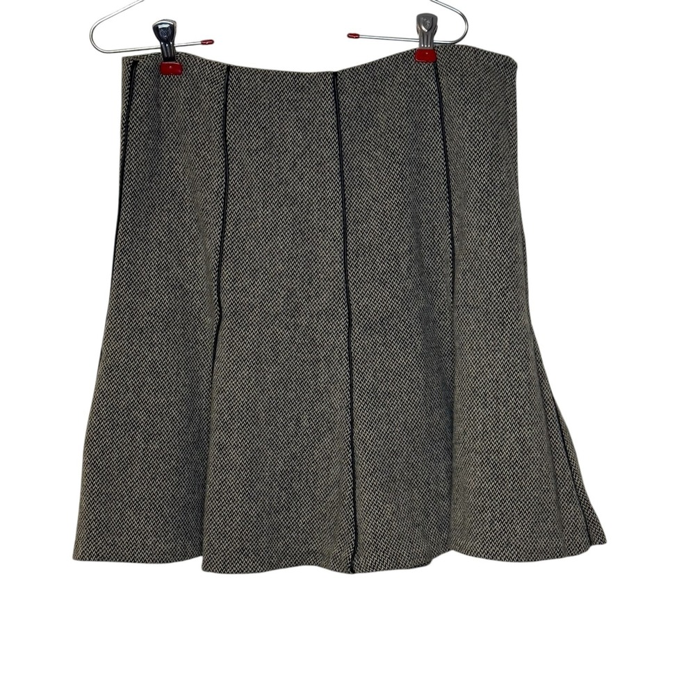 Lauren Ralph Lauren Women's Skirt Flowy Wool Blend Tweed Mini Preppy Chic Size 8